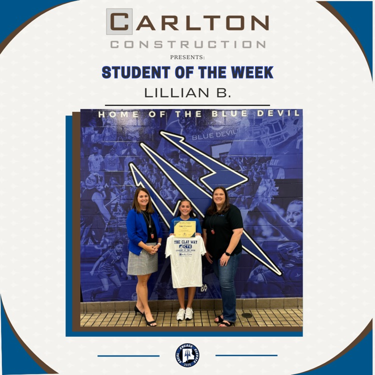CTE student of the week