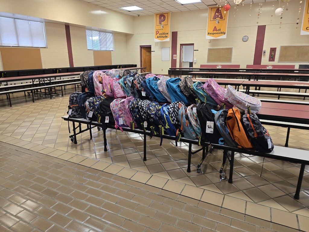 Backpacks are ready for our students