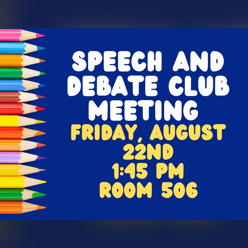 Speech and Debate flyer