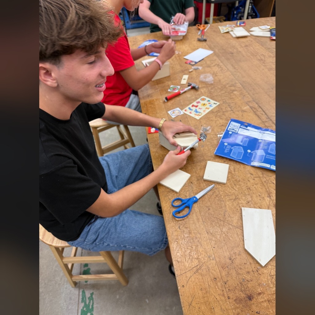 Our Panthers in Carpentry 1 took on the challenge of building Butterfly Houses and Castles! Along the way, they sharpened their skills in safety, following directions, and problem-solving.   To top it off, they got to take their creations home to show off their craftsmanship!