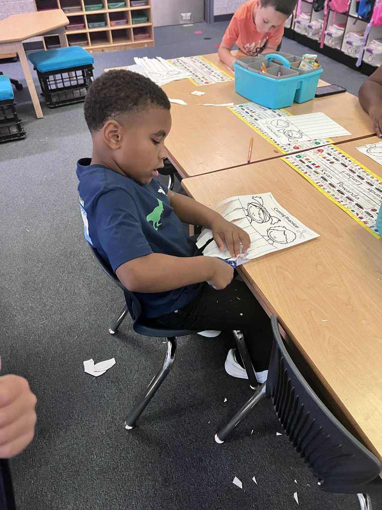 In their first week of school they made new friends, learned classroom and school procedures, and engaged in learning activities with excitement and curiosity. It was a great first week in Kindergarten!