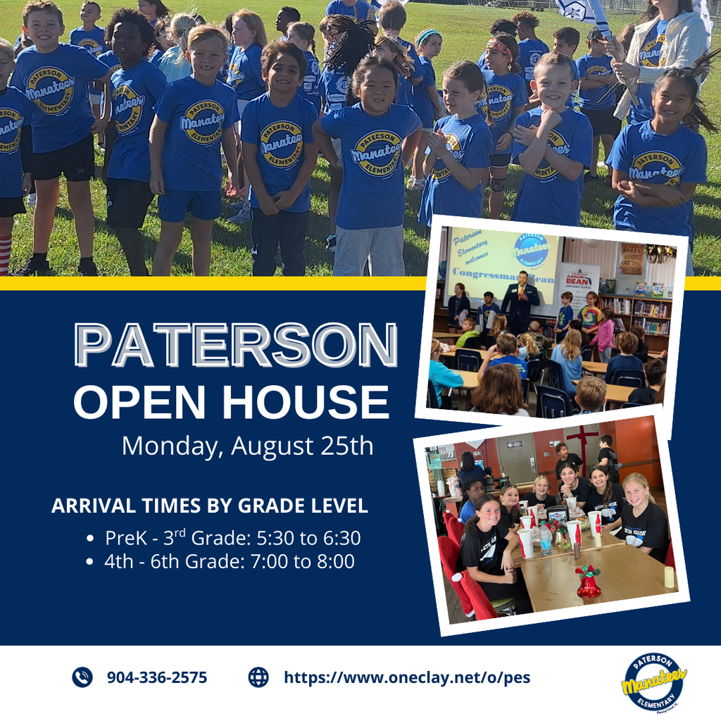 PES Open House Monday August 25