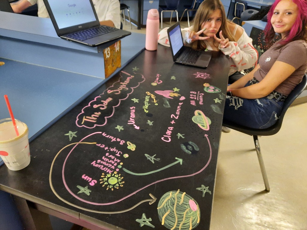 Ms. Klaes’s astronomy students dove into the vastness of space by learning how scientists measure incredible distances across the universe. To bring it to life, they created a scale model of our solar system, where 1 astronomical unit (AU) = 1 cm. Along the way, some of our Panthers had just as much fun in front of the camera as they did with the activity—true stars in every sense! 🌟📸