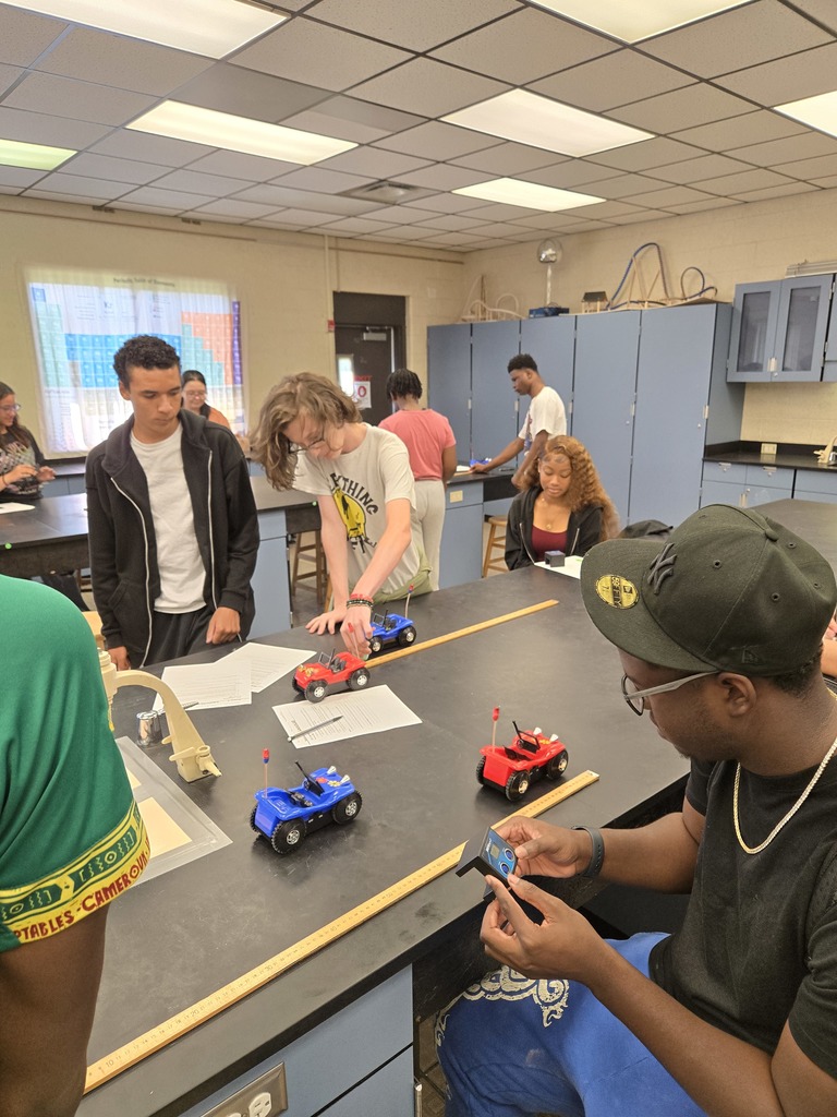 Mr. Pike’s students put their learning into motion by racing toy cars to explore how distance and time determine average speed. They made claims from their observations, identified the data they needed, and figured out how to collect it—ultimately defining what average speed really means. Hands-on science at its best!