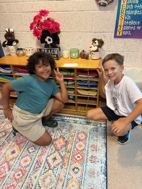 Mrs. Van De Water’s 2nd and 3rd grade classes learned TEAM and STEAM this week. They learned ways of working together as a TEAM through STEAM activities.