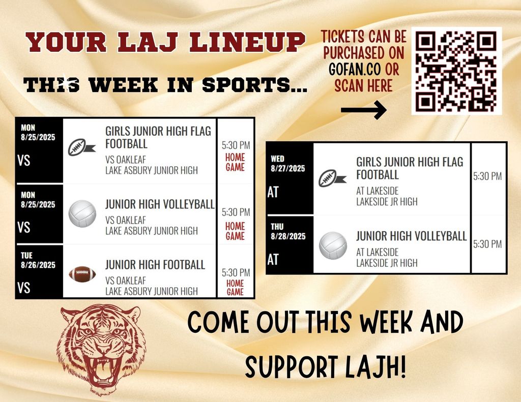 Come out and support the Tigers!!!