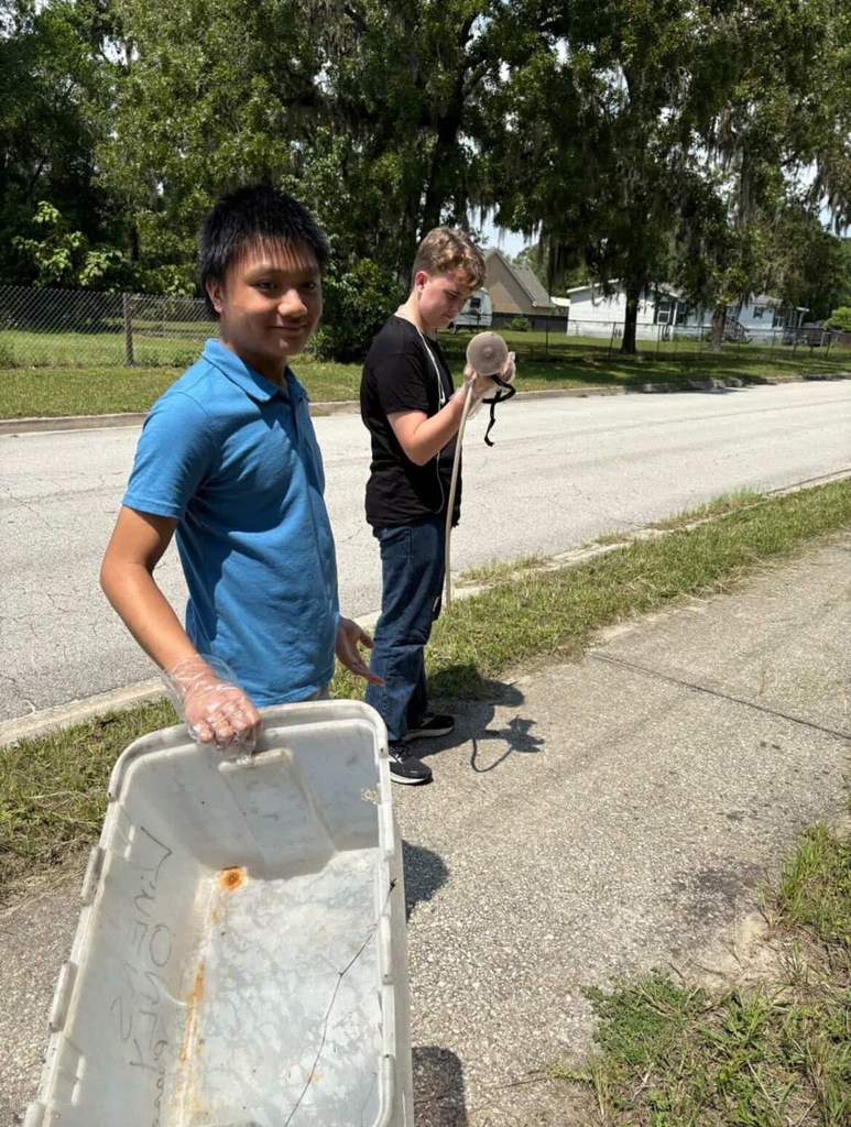Our Ridgeview NJROTC cadets showed their commitment to service this week by taking part in their monthly Adopt-a-Road cleanup. Armed with gloves, safety vests, and plenty of Panther Pride, our cadets worked together to clear trash and debris from the roadside near campus.  This ongoing project not only keeps our community cleaner and safer, but also teaches responsibility, teamwork, and civic pride. Month after month, our cadets prove that leadership extends beyond the classroom and drill deck—it’s about taking action to improve the world around us.  Way to RISE, Panthers! 🐾