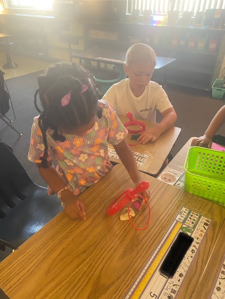 There is a lot of learning going on in Mrs. Kilcoin’s first grade math and science classes! From finding part-total relationships in math to making observations with our science tools.