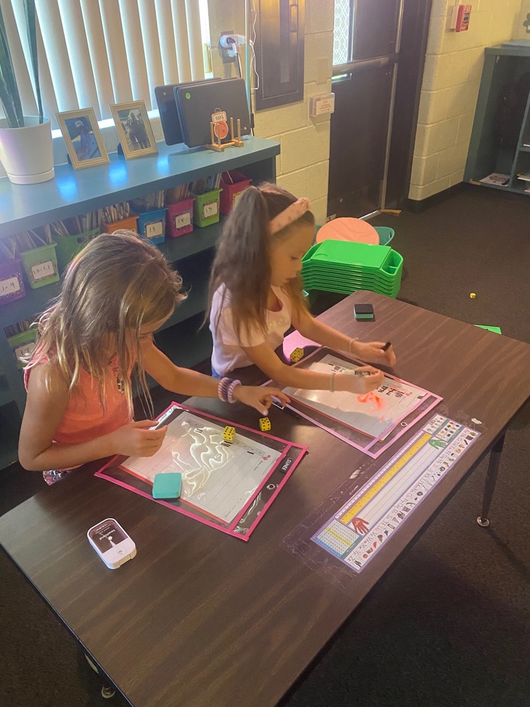 There is a lot of learning going on in Mrs. Kilcoin’s first grade math and science classes! From finding part-total relationships in math to making observations with our science tools.