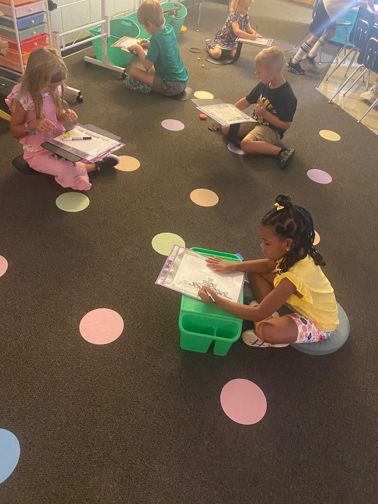 There is a lot of learning going on in Mrs. Kilcoin’s first grade math and science classes! From finding part-total relationships in math to making observations with our science tools.