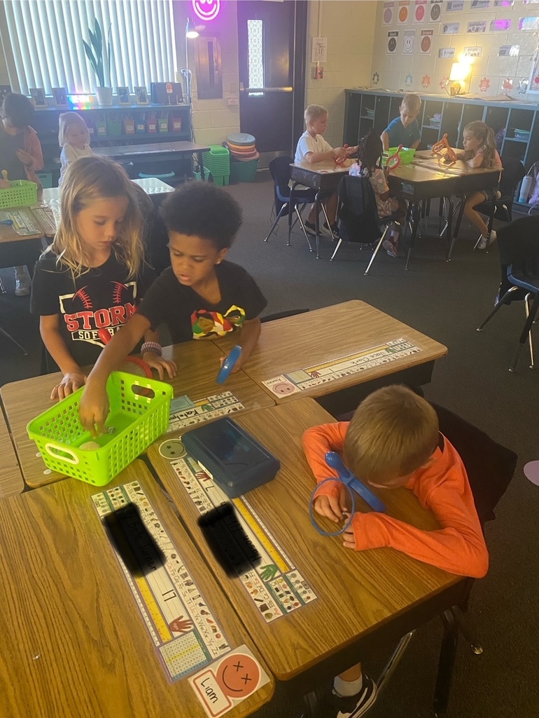 There is a lot of learning going on in Mrs. Kilcoin’s first grade math and science classes! From finding part-total relationships in math to making observations with our science tools.