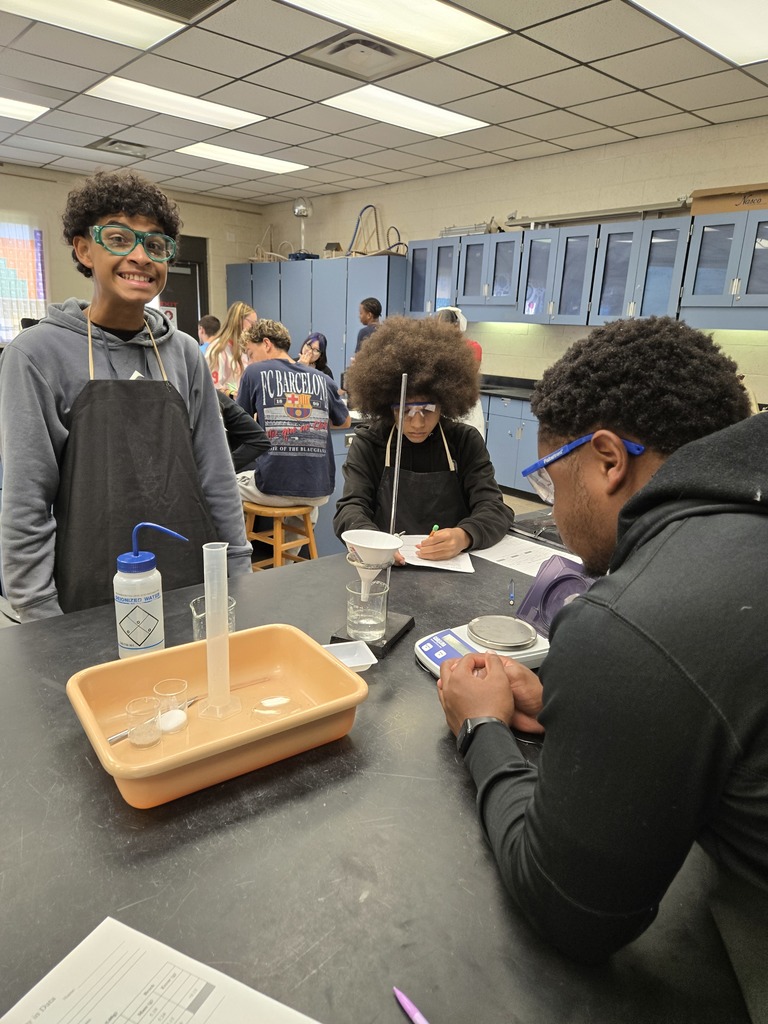 Mr. Pike’s science students put their lab skills into action by measuring the mass and volume of different substances and using filtration to separate the components of a mixture. Along the way, they practiced proper laboratory etiquette while building essential skills that will support their success in future experiments.