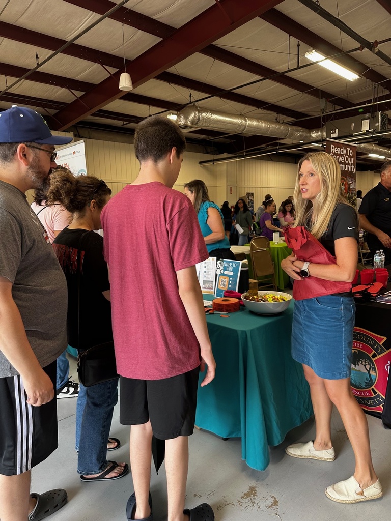 College and Career Fair check in