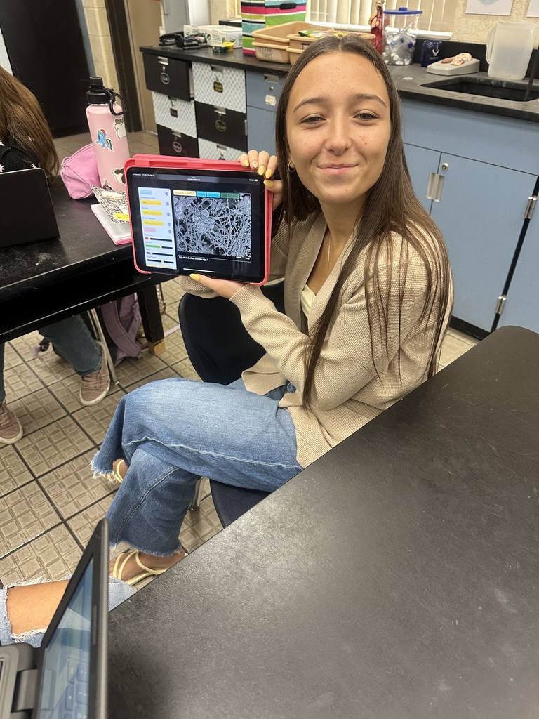 IB seniors in Ms. Skrzypczak’s Biology class utilized a virtual scanning electron microscope to investigate specimens at an advanced level of detail. By observing three-dimensional images at very high magnification—ranging from sugar crystals to spider fangs—students were able to clearly see the distinctions between electron and light microscopy. This experience not only reinforced their content knowledge but also expanded their appreciation for the role of technology in scientific discovery.