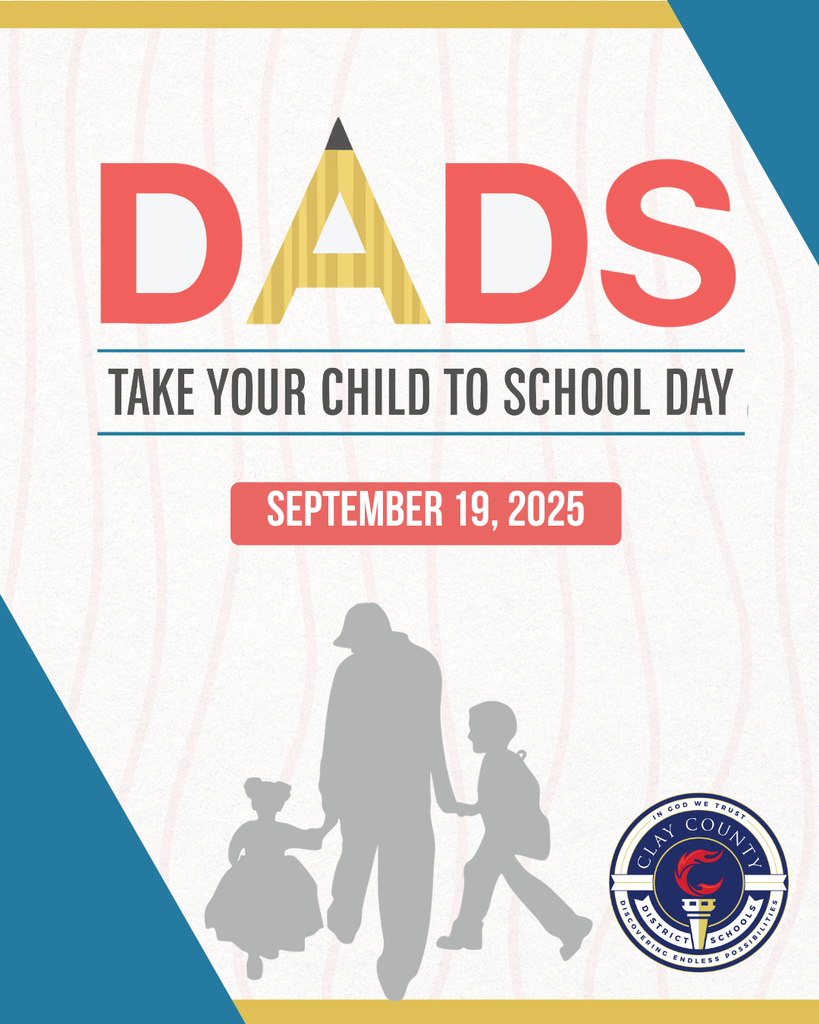 Graphic sharing that Dads Take Your Child to School Day is Sept. 19