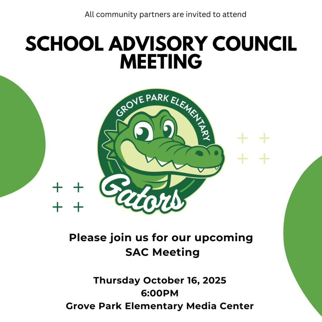 SAC Meeting Notice for October 2025