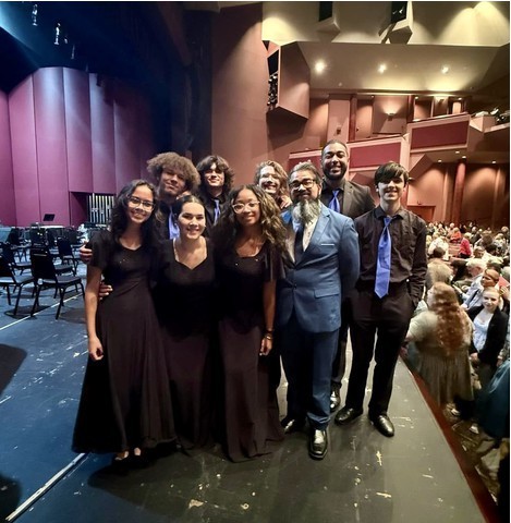 Inside the Band Room with Mr. Colón’s Students 🎶  From the first warm-up to the last note of rehearsal, Mr. Colón’s band students are immersed in the art of music-making. Whether preparing for performances, refining technique, or learning new pieces, students develop discipline, teamwork, and a love for music that extends far beyond the classroom.  Senior Janaya shared, “Growing up, I suffered from severe social anxiety, not knowing how to fit in. After joining band and soon after chorus, I created new friendships, fantastic memories, and a passion I would’ve never had without Mr. Colón and several other fine art teachers throughout the county. Joining the fine arts program changed my life by giving me confidence, self-appreciation, and accomplishments I never thought possible, and I’m forever grateful that I did it.”  Fellow senior Tristan added, “Music performance started out from curiosity, but quickly transformed into a passion. There is nothing else like seeing jaws drop in a marching band show or tears in a concert hall. Music has power and I’m glad to own some of it.”  Through student voices like these, it’s clear the Ridgeview Band program is more than music—it’s a space where Panthers find confidence, build lifelong friendships, and experience the transformative power of the arts.