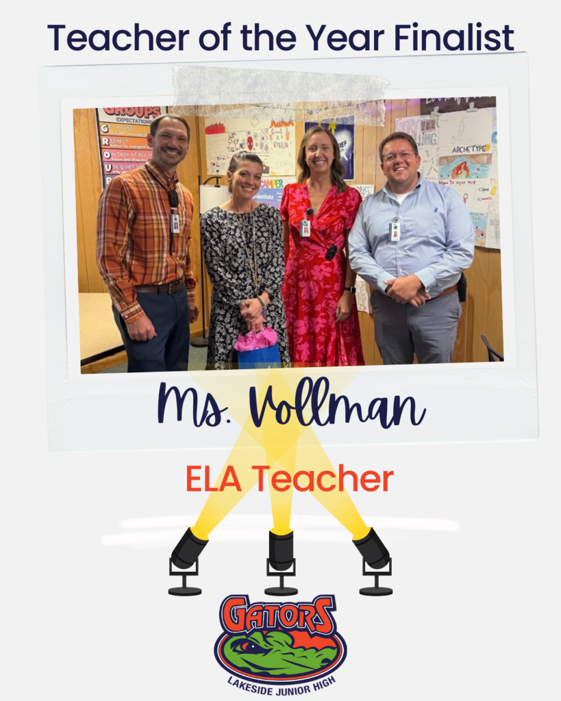 Ms. Vollman TOY Finalist