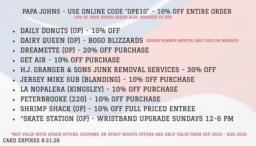 PFA Discount Card