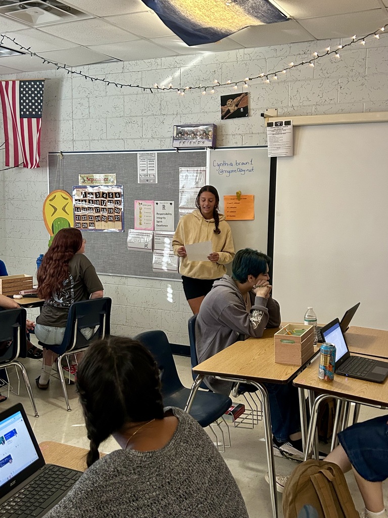 Ms. Brown’s Speech & Debate students delivered their first introductory speeches of the year, and they were powerful. From trials to triumphs, our Panthers shared personal stories with poise, structure, and heart. We saw eye contact, pacing, and audience awareness in action—proof that confidence grows when students own their voice.