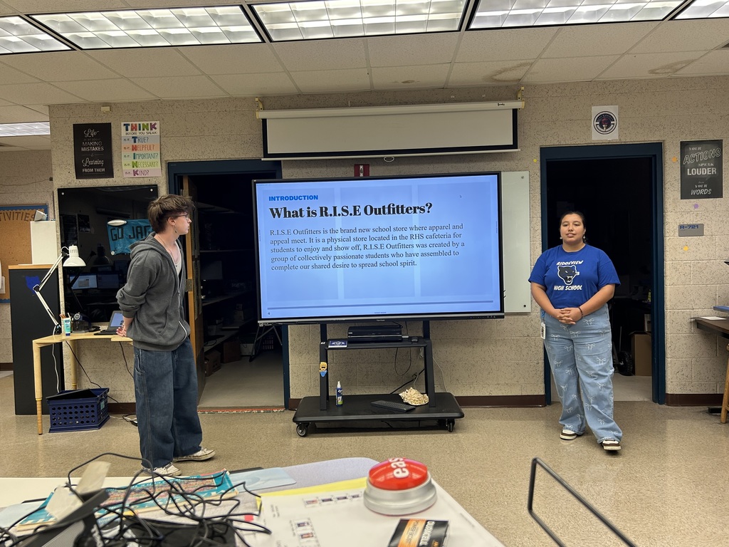 Mr. Zaner’s Business Management & Law and Business Ownership students pitched their plan to Principal Murphy and AD Stutz for RISE Outfitters, our future student-run school store. They’ve formed cross-functional teams for every part of development—product sourcing & merchandising, marketing & branding, finance & budgeting, operations & logistics, store design & layout, and data/market research. Launched on day two of school, teams have been measuring the space, brainstorming, and conducting market research to refine the proposal. Authentic CTE learning in action—entrepreneurship, collaboration, and Panther Pride.