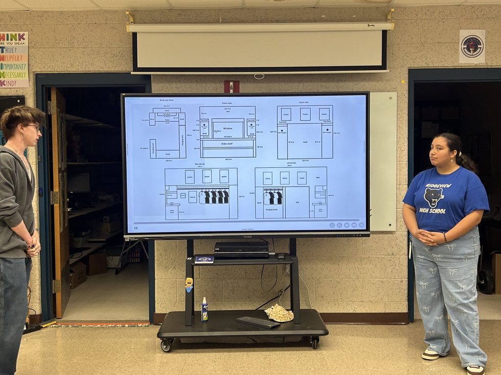 Mr. Zaner’s Business Management & Law and Business Ownership students pitched their plan to Principal Murphy and AD Stutz for RISE Outfitters, our future student-run school store. They’ve formed cross-functional teams for every part of development—product sourcing & merchandising, marketing & branding, finance & budgeting, operations & logistics, store design & layout, and data/market research. Launched on day two of school, teams have been measuring the space, brainstorming, and conducting market research to refine the proposal. Authentic CTE learning in action—entrepreneurship, collaboration, and Panther Pride.