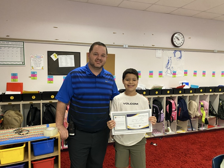 principal and student