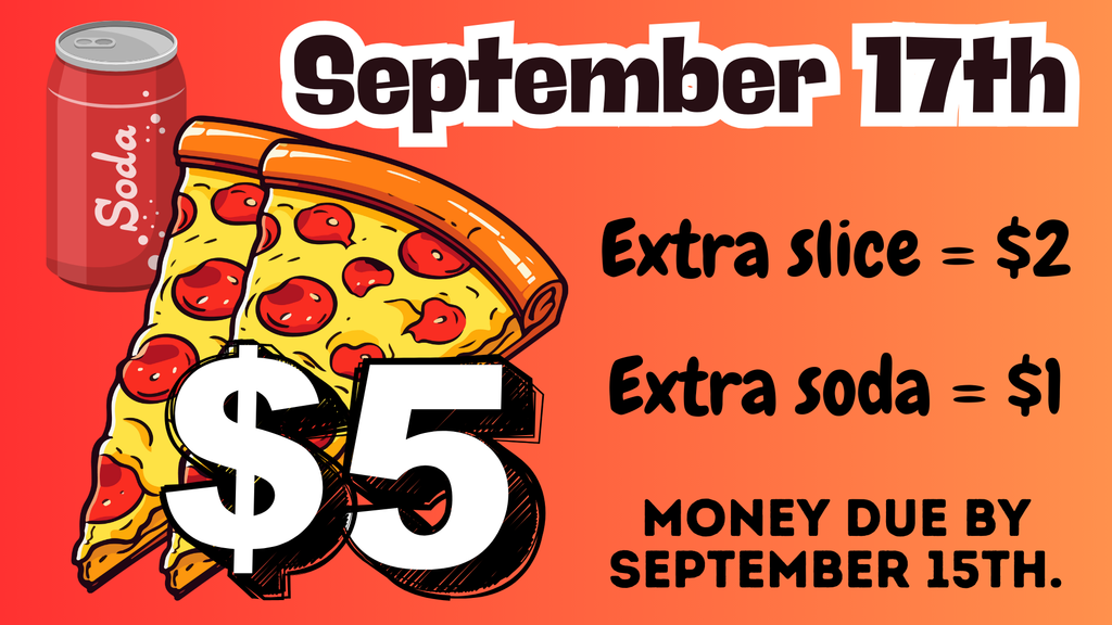 REVISED  9/17  Half Day Pizza Sale