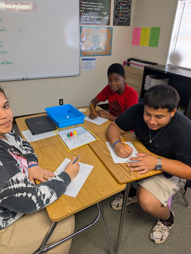 Our English Language Learner students had a blast reviewing “WH” questions; the kinds of questions that start with words like who, what, when, where, and why. Using a board game, students practiced creating and answering these questions as their game pieces landed on different prompts. The activity pushed students to think critically, build vocabulary, discuss their answers in English, and finally write them in complete sentences.