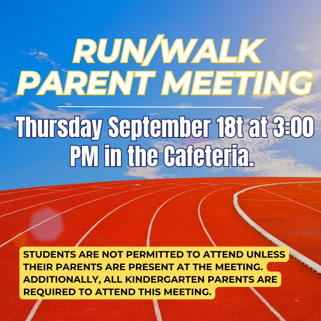 Run/Walk Parent Meeting