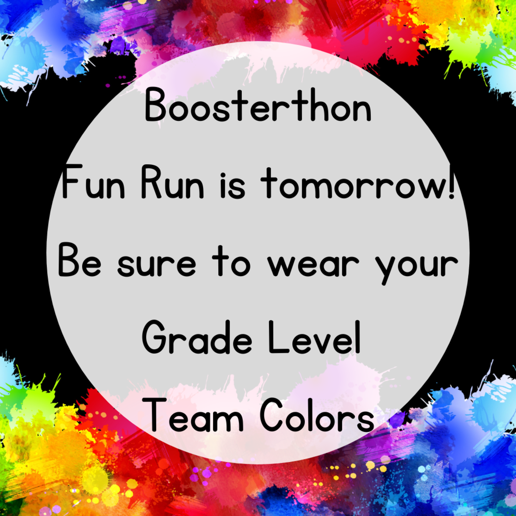 boosterthon reminder