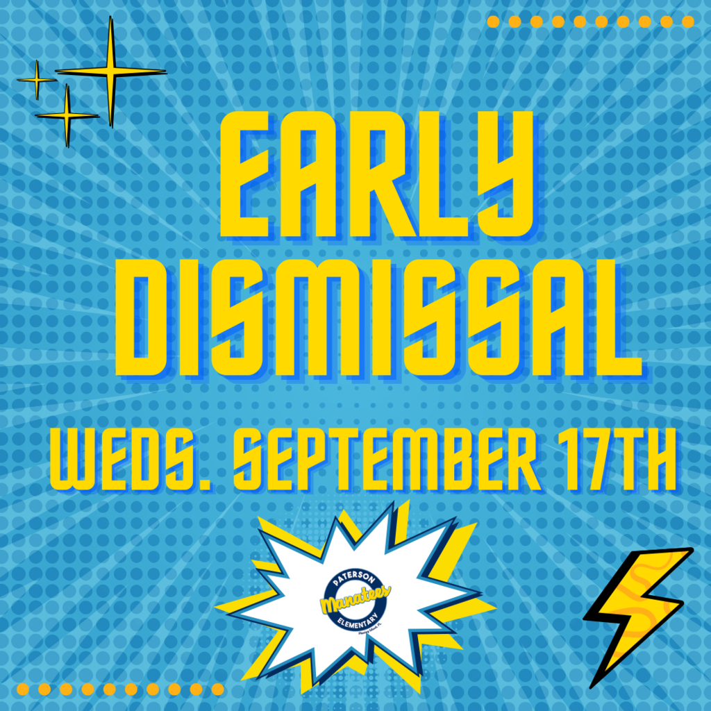Early Dismissal Wednesday, September 17th