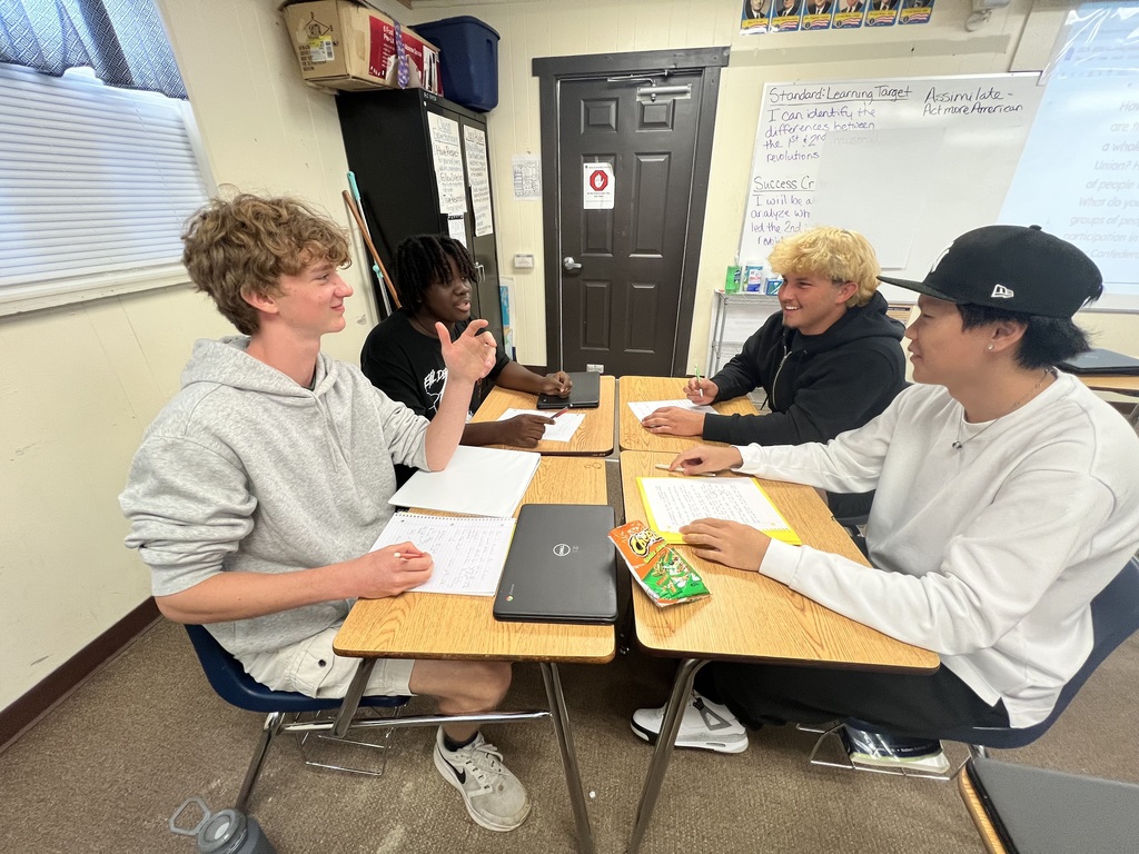 Collaboration and critical thinking were on full display in Ms. Mayfield’s AICE U.S. History class! Students worked in groups, shared ideas, and debated some of the most challenging questions of Reconstruction — how to reunify the Union, secure freedom, and shape the nation’s future. Through teamwork, discussion, and problem-solving, our Panthers are not just learning history — they’re learning to think like historians.