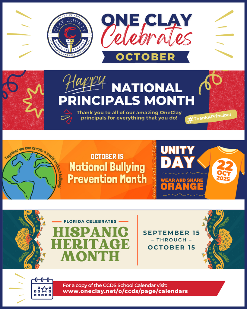 October Special Days Graphic