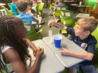 Today in science class, Mrs. Nettle’s class of future Manatee Scientists is diving into the world of liquid volume with their trusty measuring tools!