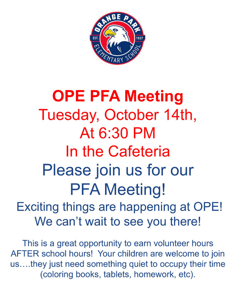 PFA Meeting