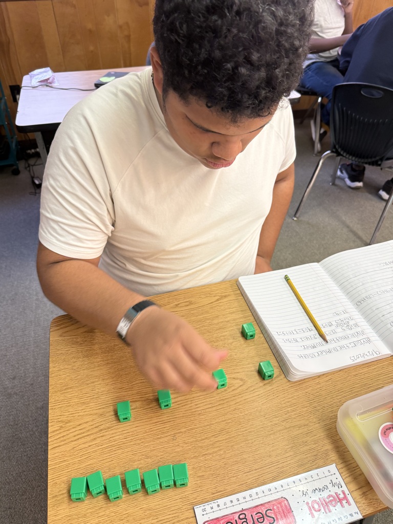 Ms. Lake’s math students took a hands-on approach to learning division this week. Using manipulatives, they were able to see and model how division works before moving on to practice problems. By applying what they learned, our Panthers are building confidence, sharpening their math skills, and proving that learning can be both interactive and fun!