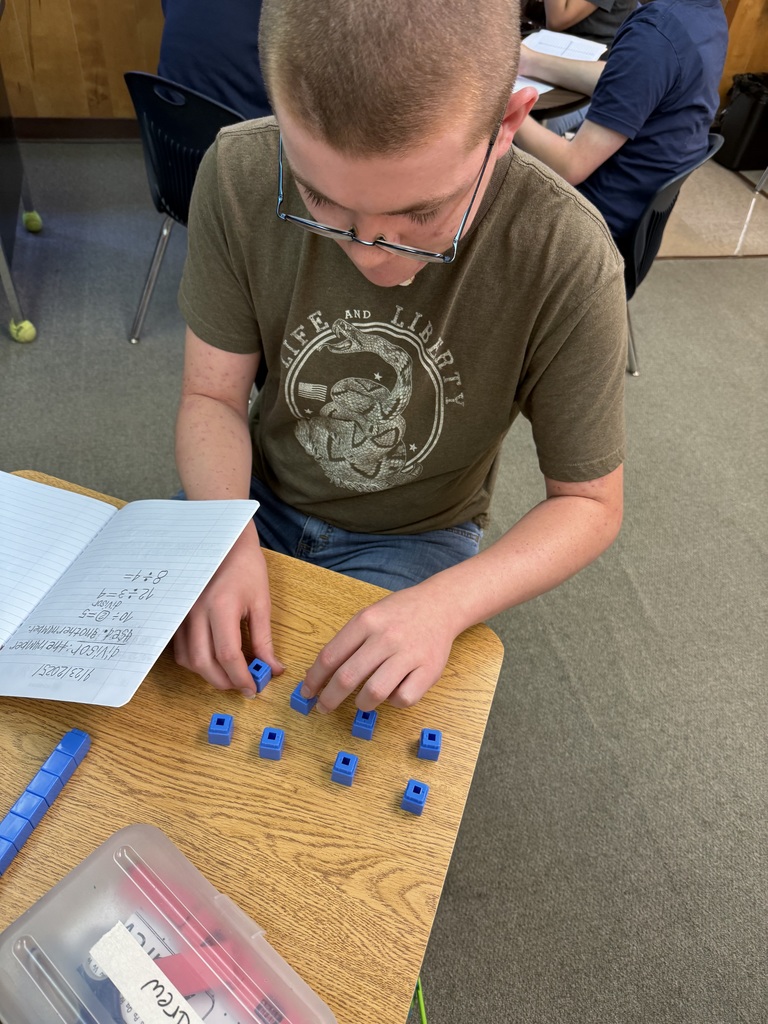 Ms. Lake’s math students took a hands-on approach to learning division this week. Using manipulatives, they were able to see and model how division works before moving on to practice problems. By applying what they learned, our Panthers are building confidence, sharpening their math skills, and proving that learning can be both interactive and fun!