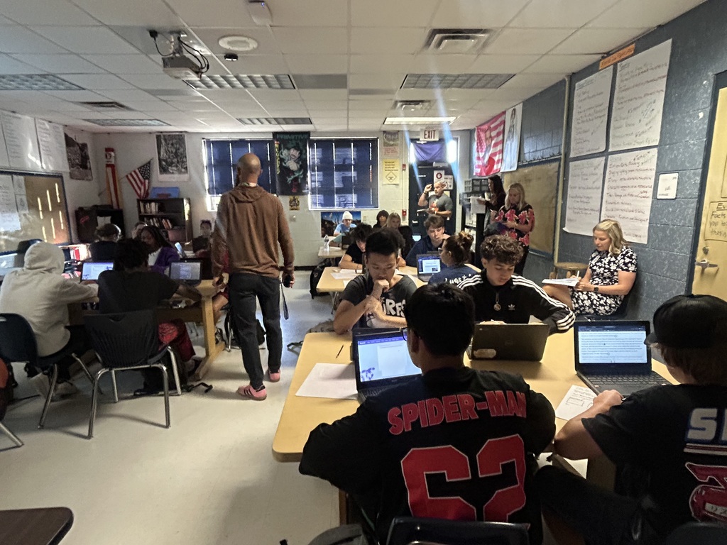Students in Mr. Schellhorn’s freshman English class sharpened their writing skills by examining how fear and brain development influence teenage decision-making. Using graphic organizers and annotation tools, students identified claims, selected textual evidence, and explained their reasoning to build strong, well-supported responses. As they worked, Mr. Schellhorn provided real-time feedback and encouraged students to refine their thinking, turning analysis into confident, structured writing. This lesson perfectly blended critical thinking, engagement, and rigor, helping Panthers grow as readers, writers, and thinkers.