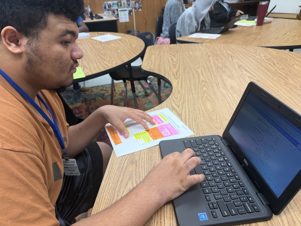 Ms. Weaver’s students took their writing skills to the next level this week by synthesizing information from two different articles into a well-organized paragraph using the 5 Box Essay Writing method.  Students first analyzed and annotated each article, then used three highlight colors to organize their notes into key categories — Ancient Celtic Samhain, Christian All Hallows’ Eve, and Modern-Day Halloween. To bring it all together, they used Canva to draft and design their final writing pieces!
