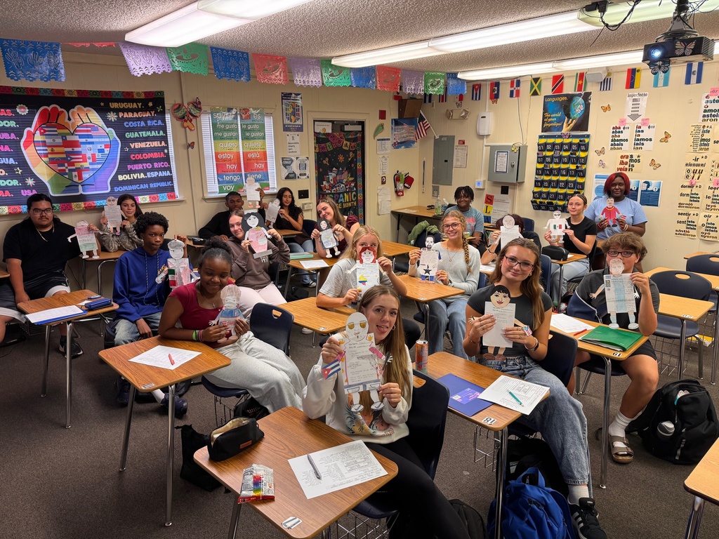 In celebration of Hispanic Heritage Month, our Spanish students engaged in a cultural learning activity to promote awareness and appreciation of Hispanic contributions to the United States. Students researched a notable Hispanic individual who has positively impacted our country through hard work and dedication, then created a character representation of their chosen person to present to the class. This project allowed students to share their learning, practice communication skills, and deepen their understanding of Hispanic culture and its lasting influence in our nation.