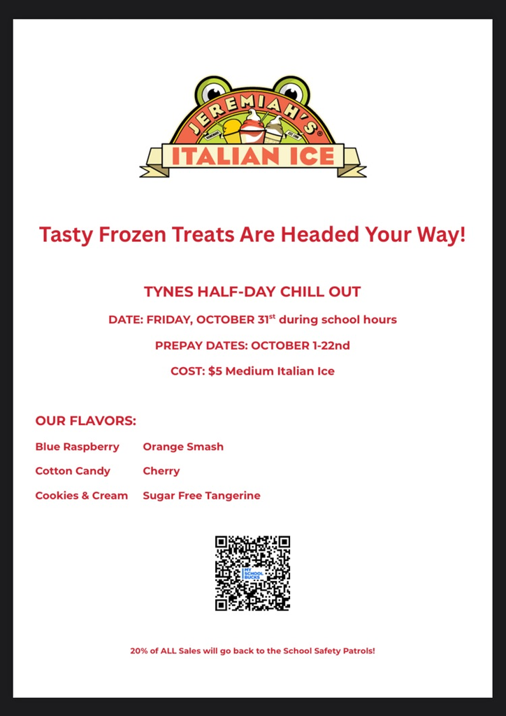 Flyer with link and QR code for 10/31 fundraiser