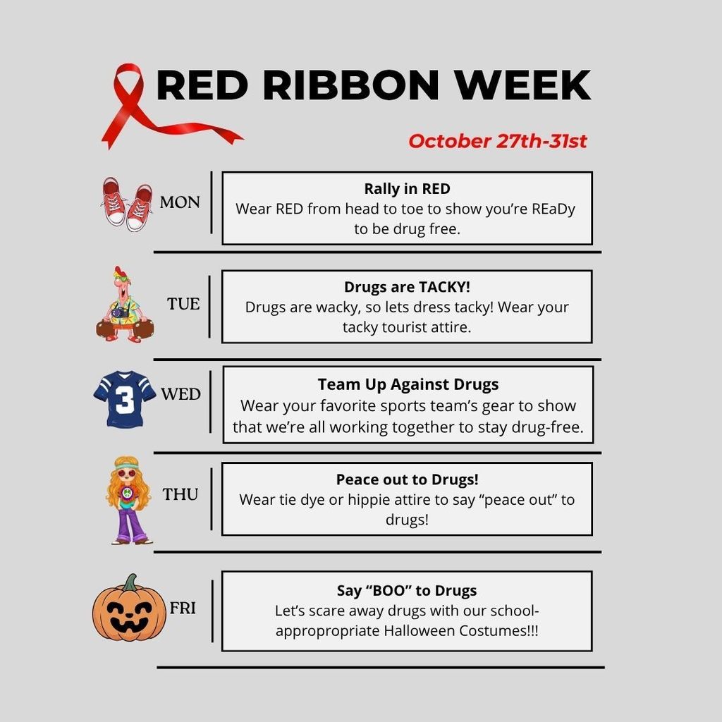 Red Ribbon Week October 27-31