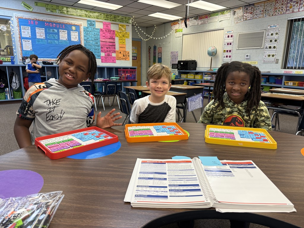 Mrs. Terry's class using their new UFLI blending mats!