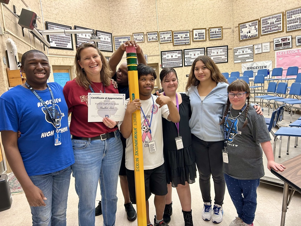 RISE Teacher, Ms. Bice with students from her General Music class.