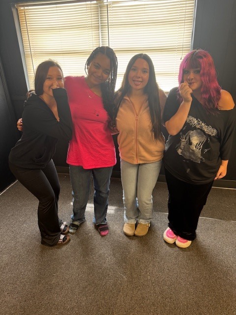 Ms. Wilson’s Theatre 1 students completed their first cumulative project this week, and what a show it was! After learning about the areas of the stage and how to create strong blocking, students put their skills to the test through a lip sync performance. Each group chose a song made before 2005 and brought it to life for their classmates with creativity, energy, and confidence. 