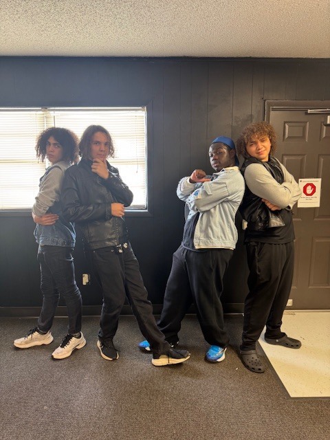 Ms. Wilson’s Theatre 1 students completed their first cumulative project this week, and what a show it was! After learning about the areas of the stage and how to create strong blocking, students put their skills to the test through a lip sync performance. Each group chose a song made before 2005 and brought it to life for their classmates with creativity, energy, and confidence. 