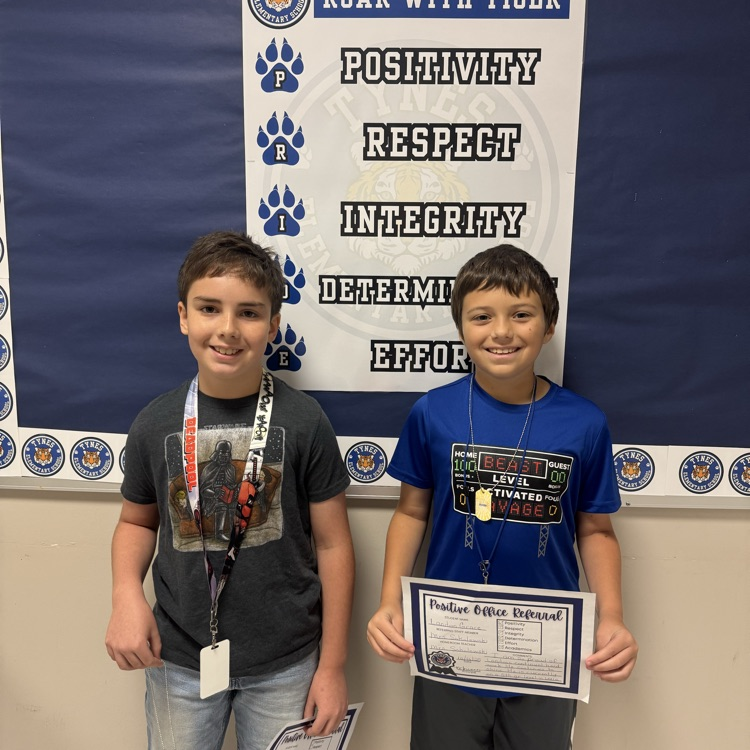 Way to go, Colin and Landon! Thanks for showing what Tiger P.R.I.D.E. is all about! 🐯💙