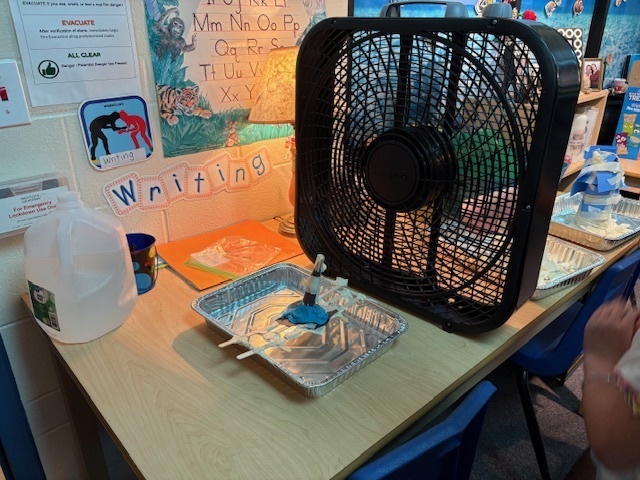 🌪Wild Weather Fun🌪 Mrs. Van De Water’s 4th grade students have been studying natural disasters and ways to prepare for and survive them. This week they learned about and created “hurricane proof” structures.