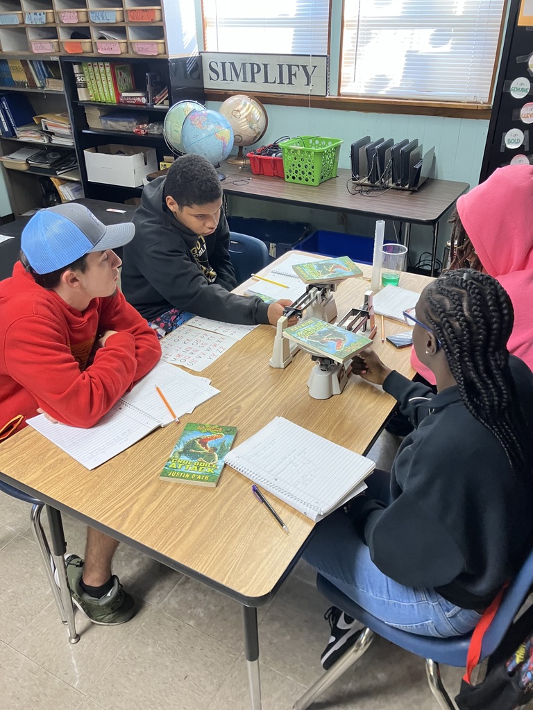 Ms. Yancey’s Physical Science students are exploring the properties of matter, including concepts like mass, volume, and density—calculated by dividing mass by volume. When a classmate returned after being out, his peers took the lead in teaching him the lesson. The experience gave everyone a chance to review, explain, and reinforce their own understanding in the process.